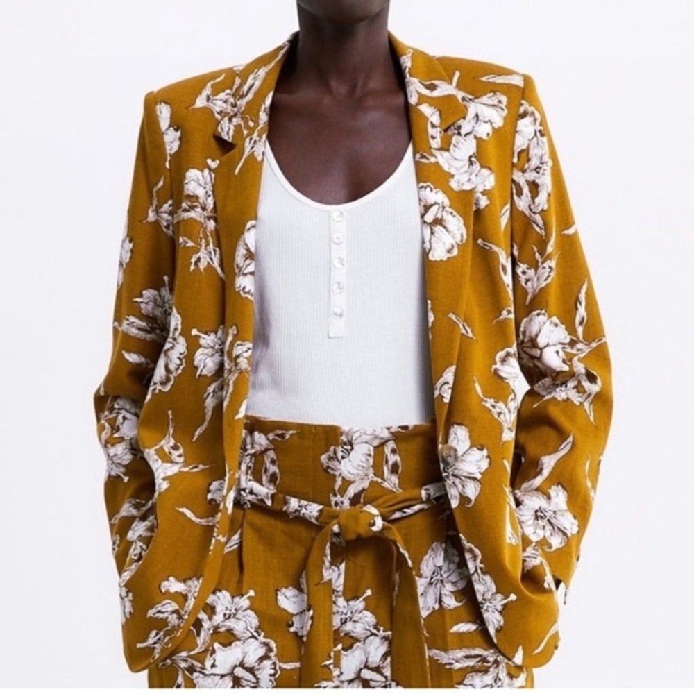 Zara Floral Blazer